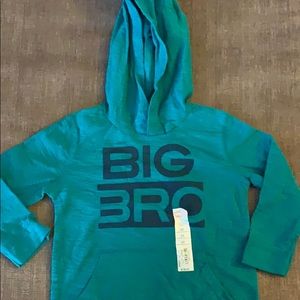 Jumping Beans hooded Big Bro long sleeve tee